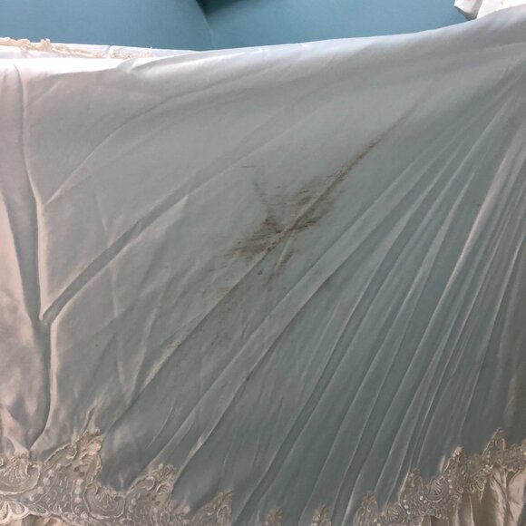 ZOMBIE Dead Corpse Bride, Halloween Wedding Dress, DAMAGED, Vintage Haunting - Picture 12 of 15